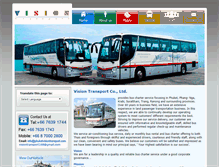 Tablet Screenshot of phuketvisiontransport.com